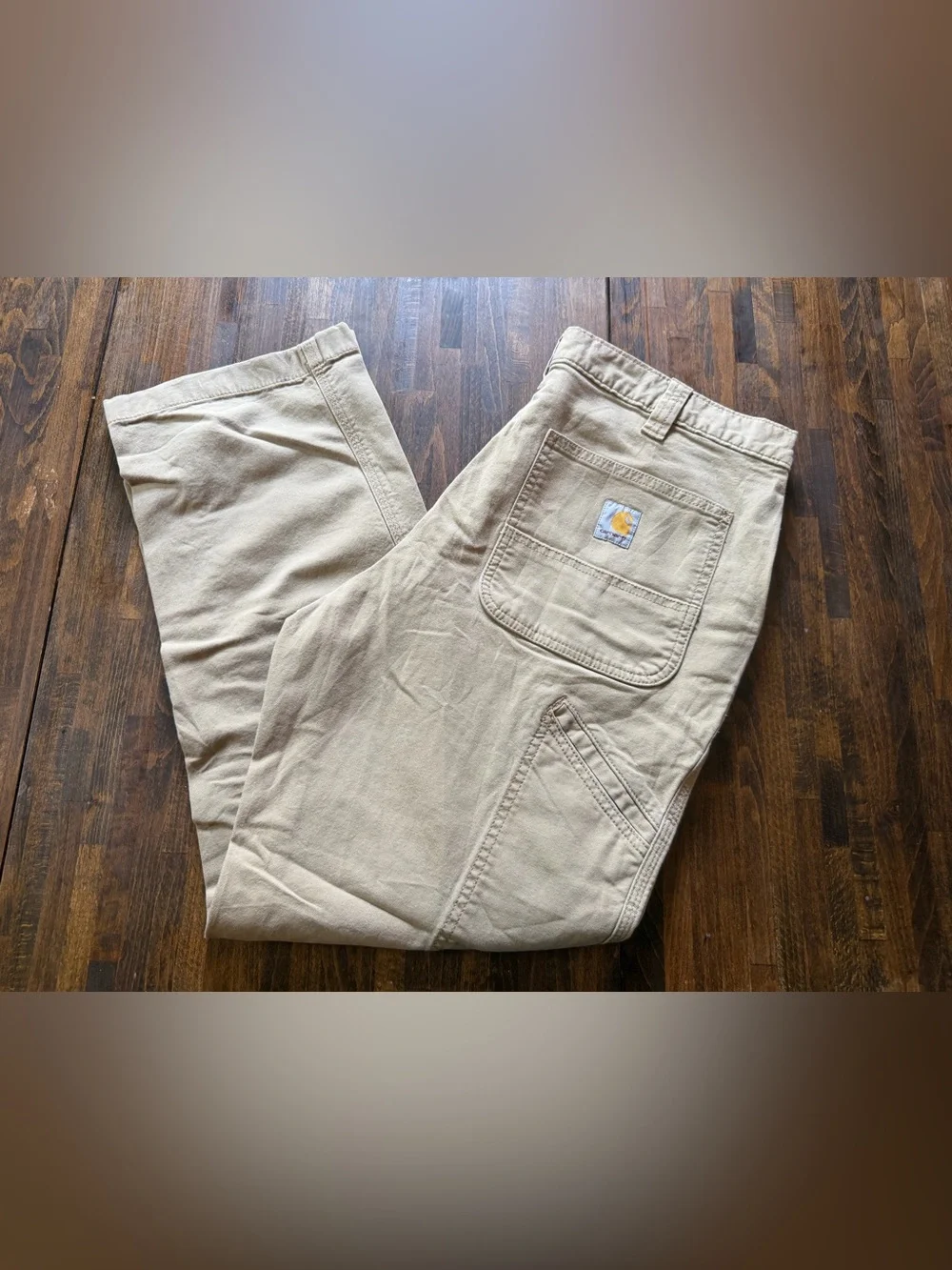 Carhartt Rugged Flex Relaxed Fit Pants Mens 35x30 True 29” Khaki 102291 253 Tan